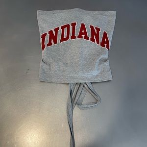 Indiana University tie back tube top